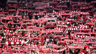 Die Fans des 1. FC Union Berlin (imago images/Matthias Koch)