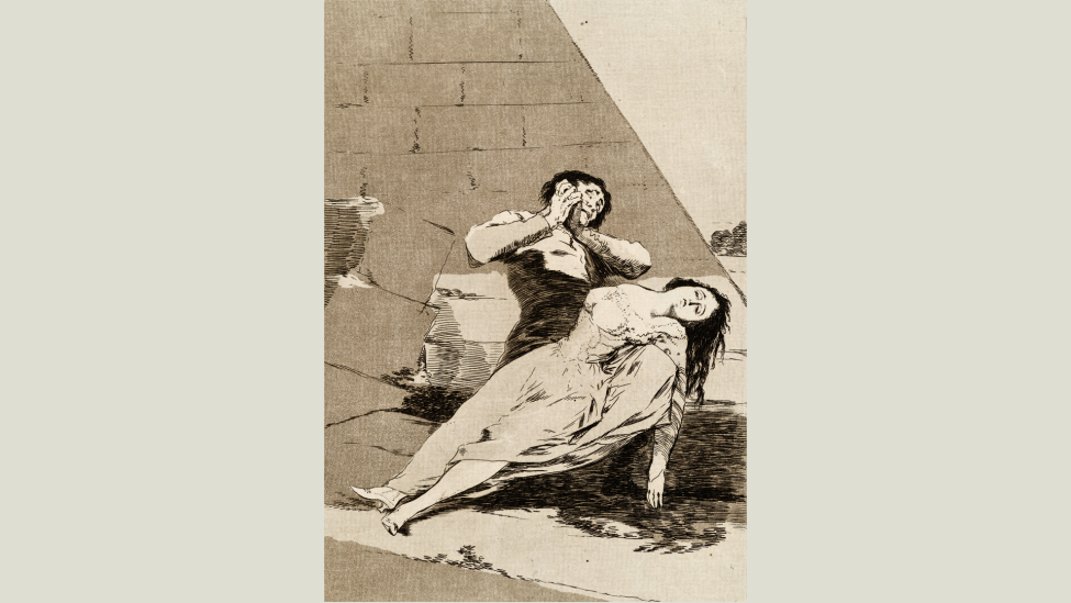 Francisco Goya (1746-1828), Tantalo, aus „Los Caprichos“, S.9, Madrid, 1799. (Quelle: Dietmar Katz)