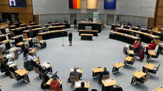 Erstmalig findet das Behindertenparlament im Berliner Abgeordnetenhaus statt (Bild: rbb/Rosteck)