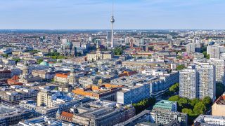 Archivbild: Berlin Mitte - Panoramaaufnahme. (Quelle: dpa/F. Peters)