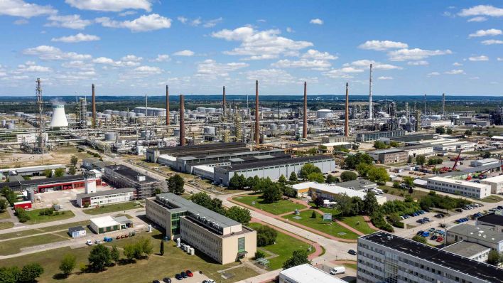 Luftbild PCK-Raffinerie GmbH in Schwedt. (Foto: Jochen Eckel/Imago)