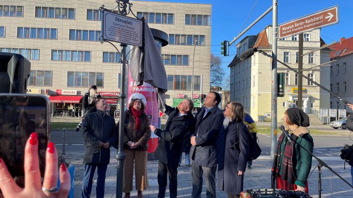 Berlin-Lichtenberg benennt Platz nach der ukrainischen Stadt Odesa(Quelle: Stephan Ozsváth)