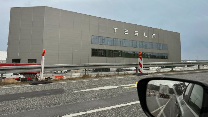 Tesla-Batteriefabrik in Grünheide (Quelle: rbb/Martin Krauß)