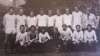Mannschaftsfoto des Fußball-Zweitligisten Spandauer SV 1975 (Quelle: privat)