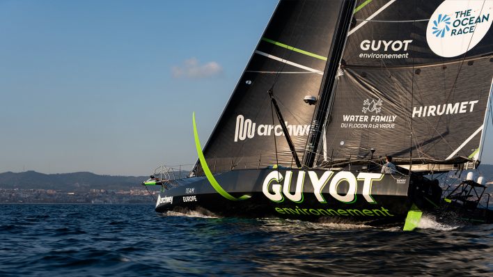 Die 'Guyot', das Boot von Skipper Robert Stanjek beim Ocean Race. / GUYOT environnement - Team Europe
