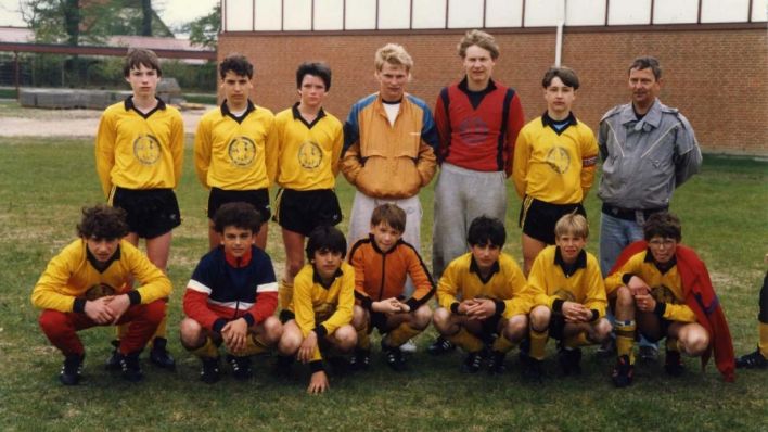 Die Jugendmannschaft der Kovac-Brüder. Nico steht in der oberen Reihe als Zweiter von rechts (Paul Trüb)