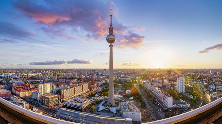 Symbolbild: Luftaufnahme von Berlin (Quelle: dpa/F.Peters)