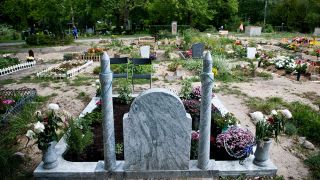 Archivbild: Der Islamische Friedhof in Berlin-Neukölln. (Quelle: dpa/R. Schlesinger)