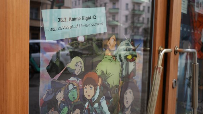 Anime Night am 28.02.2023 im Kino Intimes in Friedrichshain. (Quelle: rbb/Chiara Kempers)