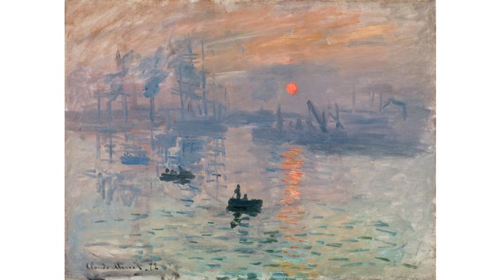 Claude Monet Impression, Sonnenaufgang, 1872.(Quelle:bpk/RMN - Grand Palais)