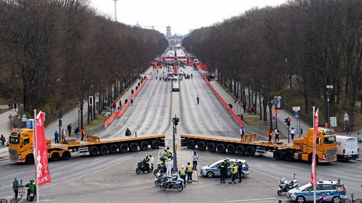 Mehrere Straßen in Berlin-Mitte für Halbmarathon gesperrt