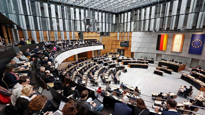 Sitzung des Abgeordnetenhauses von Berlin am 16.03.2023.(Quelle:dpa/C.Koall)
