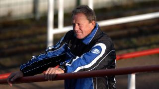 Trainer Werner Pico Voigt 2004 im Stadion An der Alten Försterei (IMAGO/Matthias Koch)
