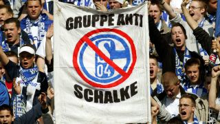 Herthafans gegen Schalke