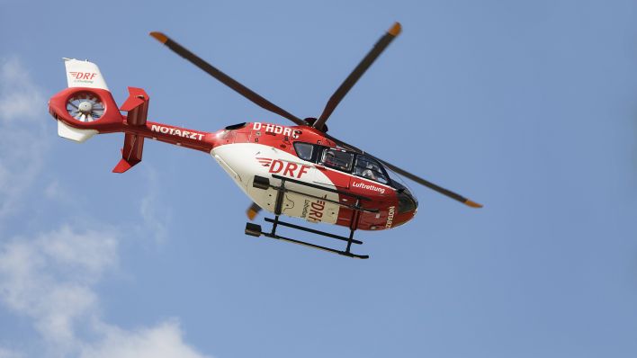 Archivbild: Hubschrauber der DRF Luftrettung in Brandenburg am 12.08.2021. (Quelle: Imago Images)