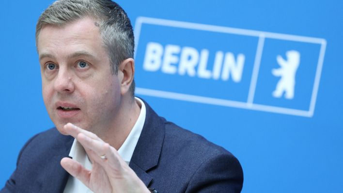 Stefan Evers (CDU), Berlins Finanzsenator (Quelle: dpa/Joerg Carstensen)