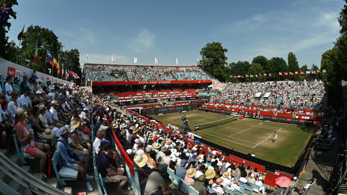 Das Steffi-Graf-Stadion beim WTA-Turnier 2022 (imago images/Paul Zimmer)