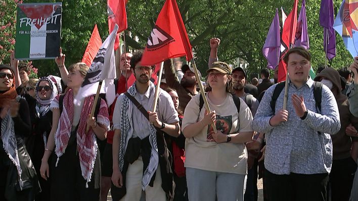 Berliner Jüdinnen und Juden gegen das Nakba-Demo-Verbot (Quelle: rbb)