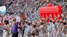 Athleten aus Burkina Faso bei der Eröffnung der Special Olympics World Games Berlin 2023 im Olympiastadion. Berlin, 17.06.2023. (Quelle: dpa/Jean MW/Geisler-Fotopress)