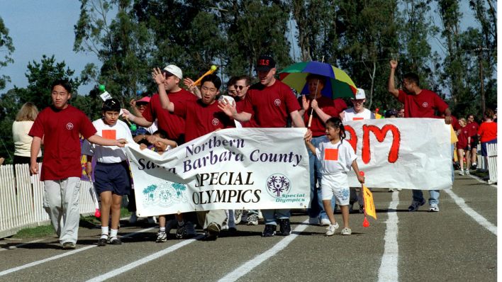 Teilnehmer der Special Olympics in den USA, wo die Bewegung entstanden ist (Quelle: IMAGO/piemags)