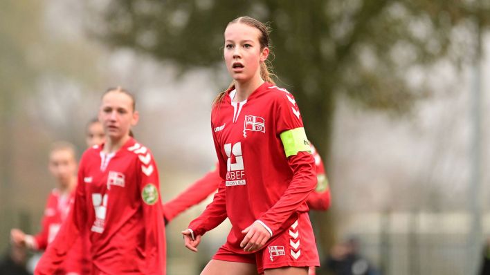 Kapitänin Svenja Poock der U17-Juniorinnen von Hertha 03. (Bild: IMAGO / Lobeca)