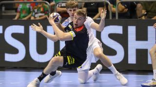 Deutschland Handball-Nachwuchs im Spiel gegen Frankreich (imago imagaes/Franziska Gora)