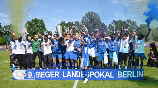 Der TuS Makkabi Berlin hat erstmals den Berliner Landespokal gewonnen. (Foto: IMAGO / Matthias Koch)
