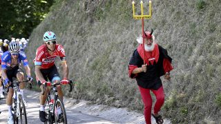 "Tour-Teufel" Dieter "Didi" Senft bei einem Rennen. Quelle: imago images/Panoramic International