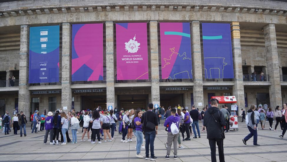 Eröffnung der Special Olympic World Games am 17.06.2023 im Olympiastadion in Berlin. (Quelle: rbb/Lynn Kraemer)