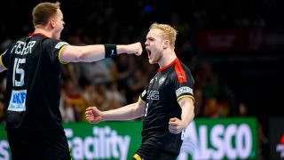 Jubel beim deutschen Handball-Nachwuchs (imago images/Marco Wolf)