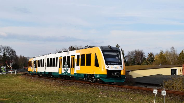 Ein ODEG-Zug Modell ODEG LINT54 der Firma Alstom.(Quelle:ODEG)