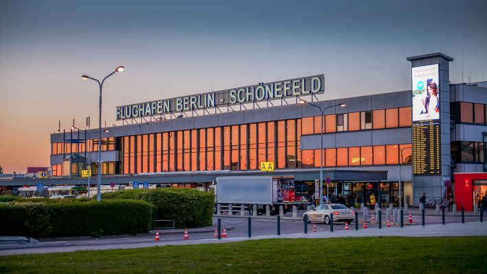Archivbild: Terminal A des Flughafens Schönefeld am 14.08.2018 (Quelle: dpa/Bildagentur-online)