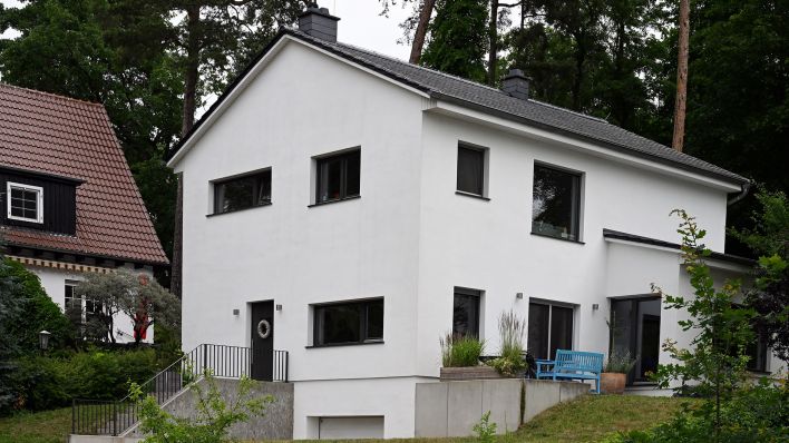 Archivbild: Das Einfamilienhaus von Familie Walter in Rangsdorf (Landkreis Teltow-Fläming). (Quelle: dpa/S. Stache)