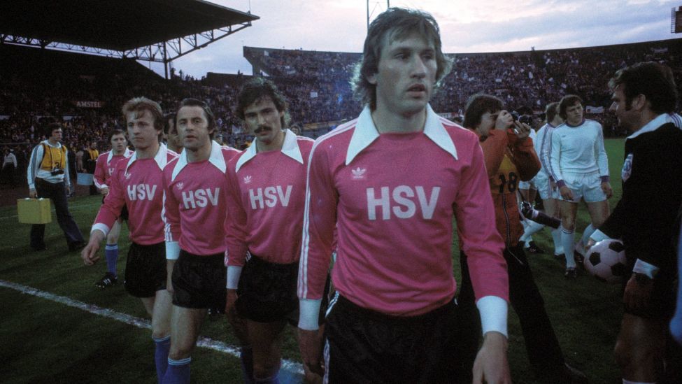 Der Hamburger SV vor dem Finale im Europapokal der Pokalsieger 1977 (imago images)