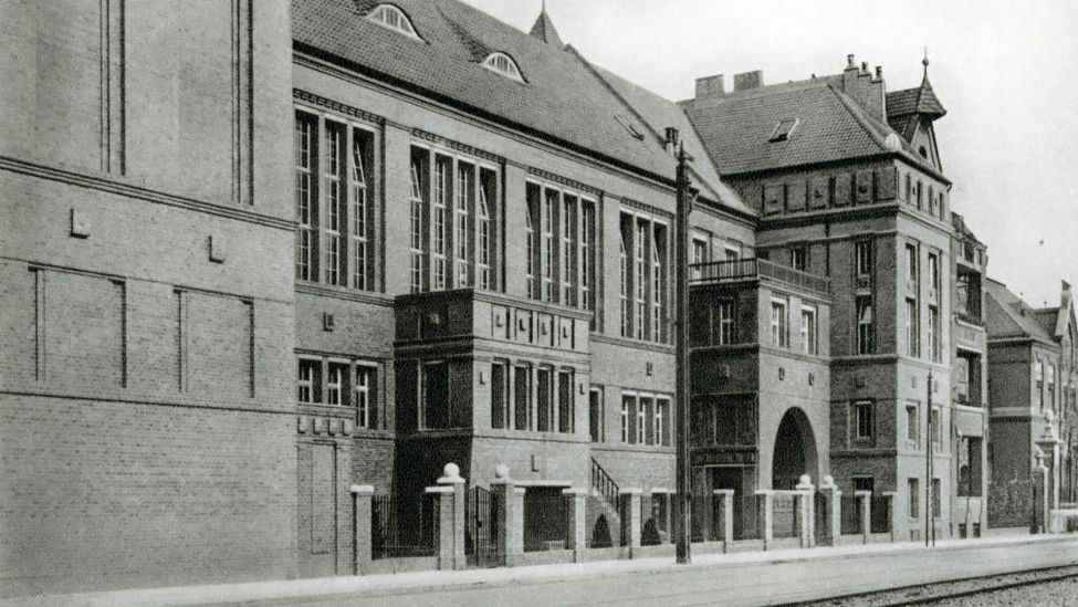 Das Wohlfahrtsgebäude der AFA an der Wilhelminenhofstraße im Jahr 1938 (Quelle: SDTB, Historisches Archiv).