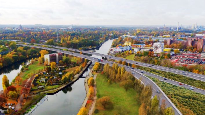 Pläne für den Neubau der Rudolf-Wissell-Brücke in Berlin im August 2023. (Quelle: © Leonhardt, Andrä und Partner, LAP)