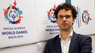 Der Geschäftsführer von Special-Olympics-Deutschland, Sven Albrecht (picture alliance/dpa/Wolfgang Kumm)