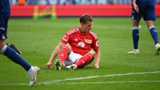 Durststrecke: Union-Profi Kevin Behrens nach der Niederlage gegen Hoffenheim. / imago images/Matthias Koch