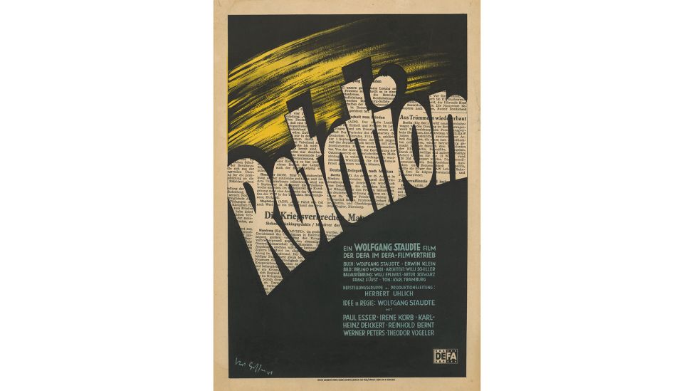 Filmplakat: Kurt Geffers, Rotation, 1949. (Quelle: Staatliche Museen zu Berlin, Kunstbibliothek / Dietmar Katz)