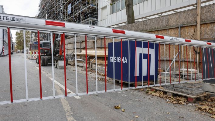 Signa Bauprojekt in der Passauer Straße 1 (Quelle: dpa)