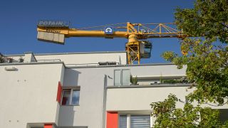 Baustelle, Wohnhaus in Berlin (Quelle: dpa/Schoening)