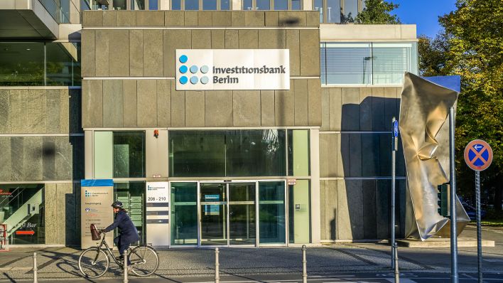 Die Investitionsbank Berlin (IBB) in der Bundesallee in Berlin-Wilmersdorf, aufgenommen am 06.10.2022. (Quelle: Picture Alliance/Schoening)
