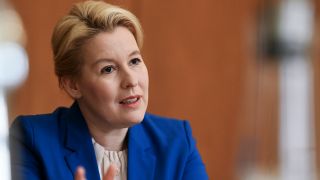 13.11.2023, Berlin: Franziska Giffey (SPD), Senatorin für Wirtschaft, Energie und Betriebe von Berlin (Quelle: dpa/Jens Kalaene)