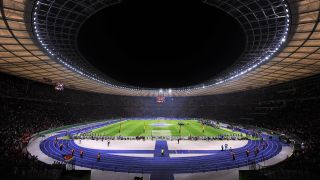 Das Berliner Olympiastadion beim Länderspiel Deutschland gegen Türkei im Jahr 2010. (Bild: IMAGO / Laci Perenyi)