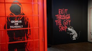 Ausstellung zur Kunst des britischen Streetart-Künstlers Banksy (Quelle: rbb/Marvin Wenzel)
