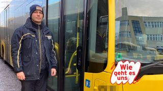 BVG-Busfahrer Mathias Kurreck. (Quelle: rbb)