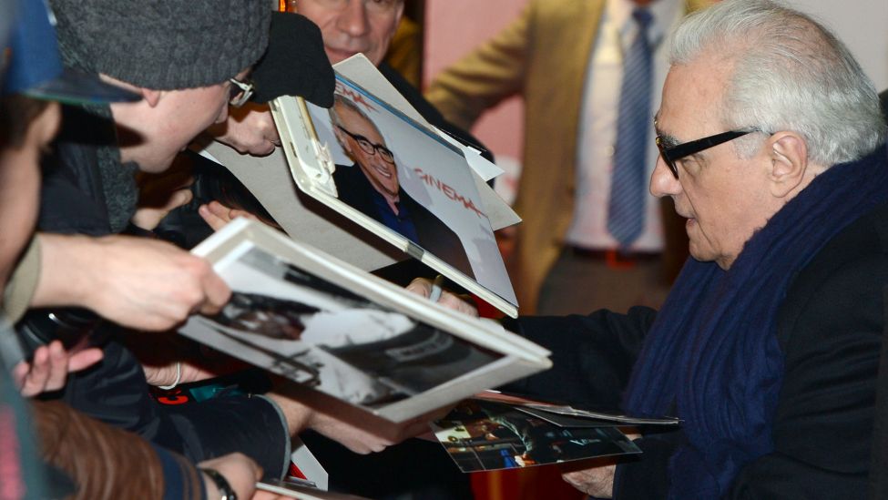 US-Regisseur Martin Scorsese kommt am 14.02.2014 zu den 64. Internationalen Filmfestspielen in Berlin. (Quelle:dpa-Zentralbild/Jens Kalaene)