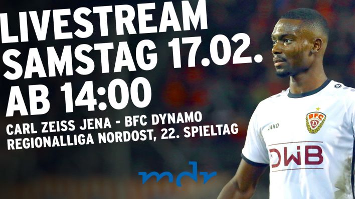 Livestream Regionalliga Nordost 22. Spieltag Carl Zeiss Jena - BFC Dynamo (Quelle: IMAGO / Kruczynski)