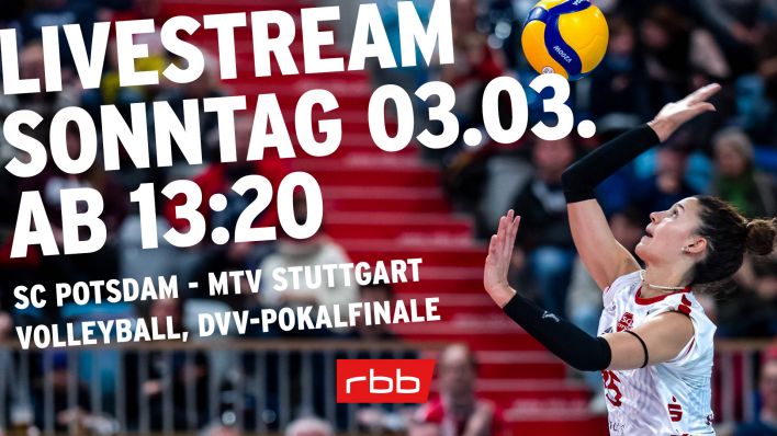 Der SC Potsdam trifft im Pokalfinale auf den MTV Stuttgart. / imago images/Beautiful Sports
