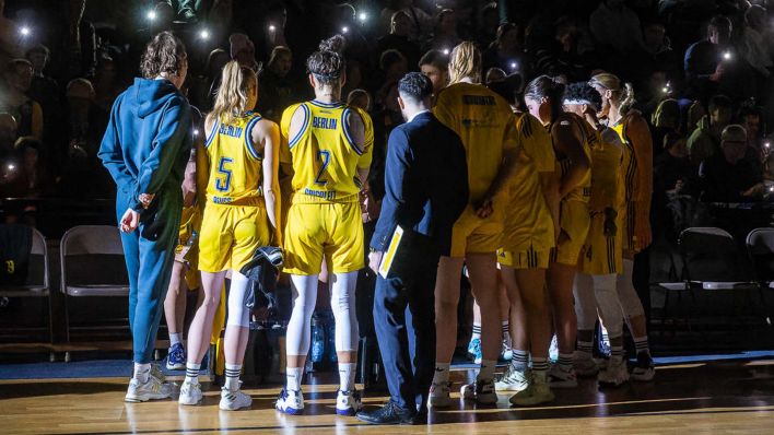 Das Frauen-Team von Alba Berlin (Quelle: IMAGO / camera4+)